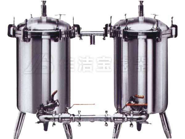 海水淡化預處理不銹鋼袋式雙聯(lián)過濾器